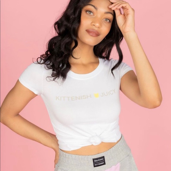 Kittenish x Juicy Couture Girlfriend Tee - Picture 2 of 4